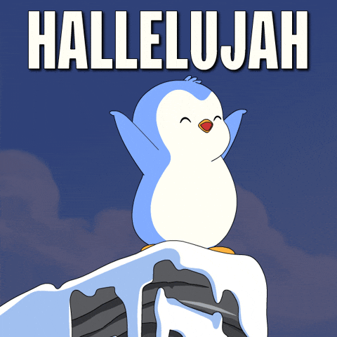 Praise The Lord Yes GIF by Pudgy Penguins by pudgypenguins