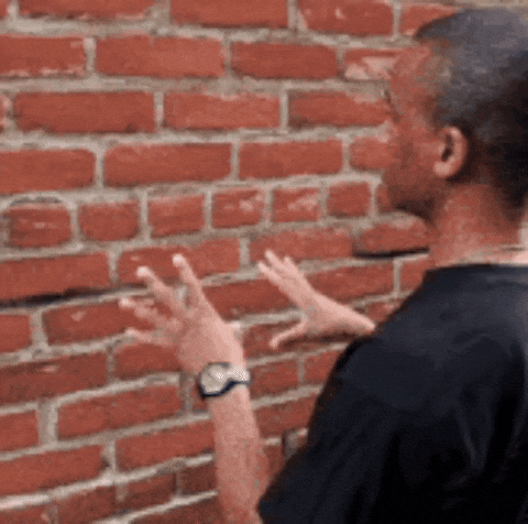 Talking To Wall GIF by Abatori