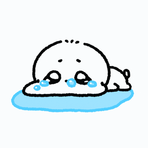 Sad Dog GIF by malaeng