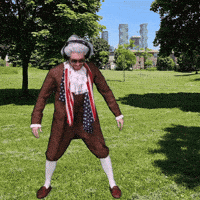 Dancing Outside Founding Father GIF