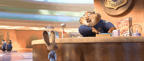 walt disney reaction gif GIF by Disney Zootopia