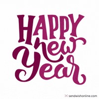 Happy New Year GIF by sendwishonline.com