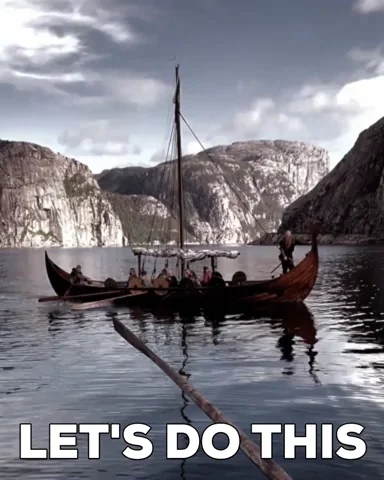 Come On Vikings GIF by Vinnie Camilleri