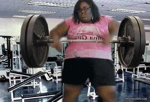 gym going hard GIF