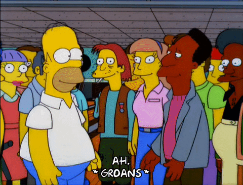 homer simpson hug GIF