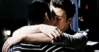 Glee Kiss GIF