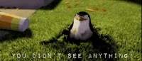 Penguin Delete GIF