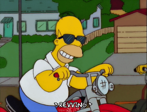 happy homer simpson GIF