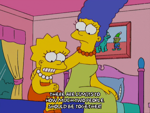 sad marge simpson GIF