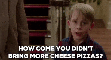home alone pizza GIF
