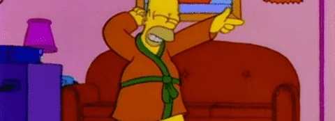 homer simpson dance GIF