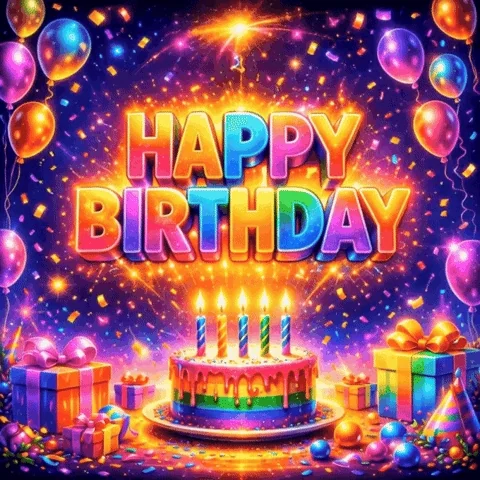 Celebrate Happy Birthday GIF