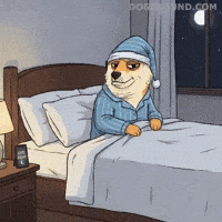 Tired Good Night GIF by Doge Pound