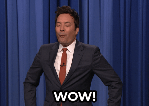 Jimmy Fallon Wow GIF by The Tonight Show Starring Jimmy Fallon