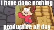 I Have Done Nothing Productive All Day GIF via giphy.com