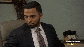 frustrated saints and sinners GIF by Bounce_TV