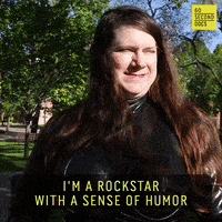 Youre Funny Rock Star GIF by 60 Second Docs