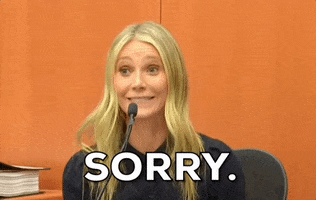 Sorry Gwyneth Paltrow GIF by GIPHY News