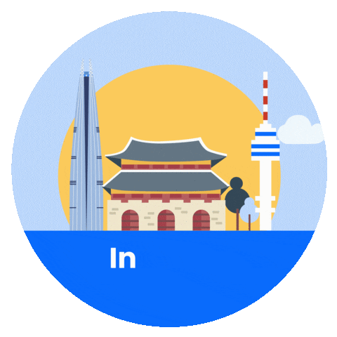 Seoul Sticker by BlueBasket