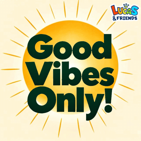Happy Good Vibes GIF by Lucas and Friends by RV AppStudios