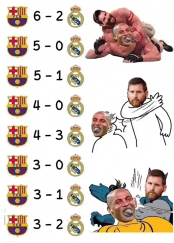 Messi World Cup Ronaldo Vs Barca GIF