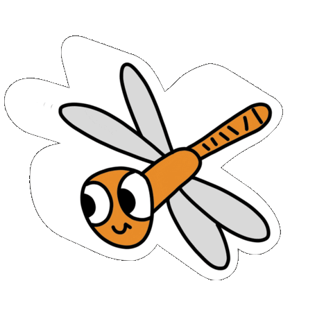 Dragon-Fly Insect Sticker