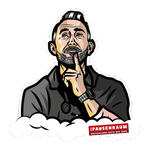 Pausenraum Sticker by DRACO