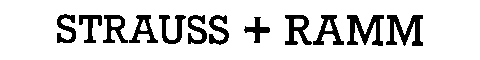 Strauss + Ramm Sticker