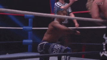 Lio Rush Spinning Kick GIF by United Wrestling Network