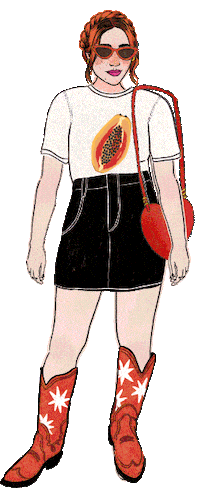 Paper Dolls Fashion Sticker by Enhorabuena Estudio