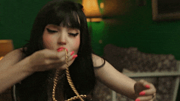 Music Video Eating GIF by Mia Rodriguez