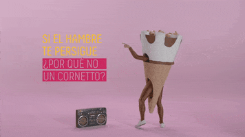 ice cream helado bailando GIF by Cornetto España