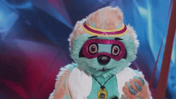 Kisses Sloth GIF by The Masked Dancer