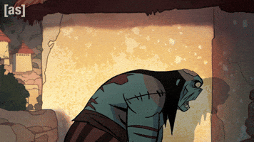 Zombie Injury GIF by Adult Swim