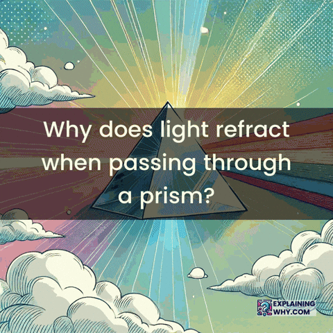 Prism Light Refraction GIF by ExplainingWhy.com