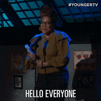Hello Everyone GIF by YoungerTV