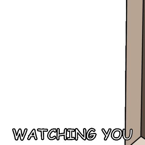 Suspicious I See You Sticker by Playgigaverse