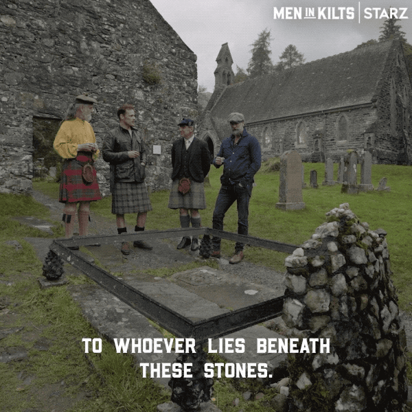 Sam Heughan Starz GIF by Men in Kilts: A Roadtrip with Sam and Graham