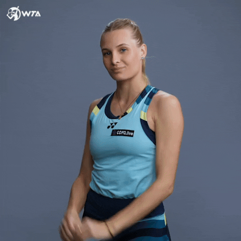 Dayana Yastremska Heart GIF by WTA