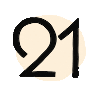 Cafe & Bar 21 Sticker