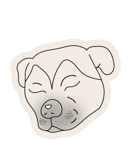 Dog Sleep Sticker by emiliebleuciel