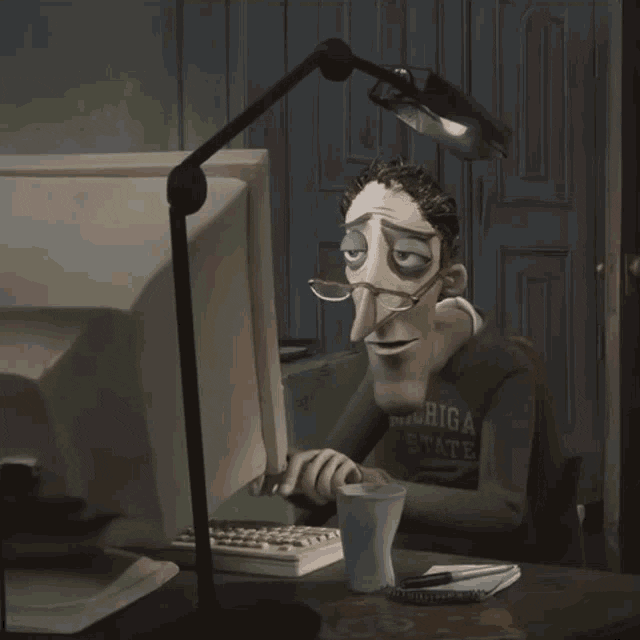Coraline Work Dad Pr GIF