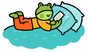 Relaxing Tik Tok Sticker by Andreea Illustration
