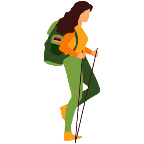 HIKEArmenia Sticker