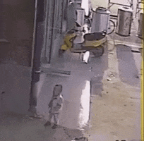 tabsterg gore bizarre flying baby GIF