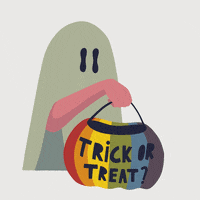 Trick Or Treat Art GIF by Tibolt
