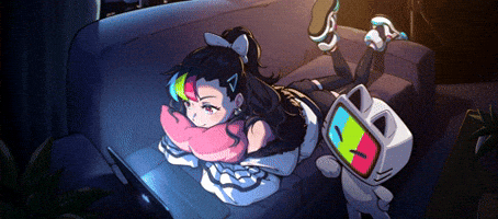 Watching GIF by anime