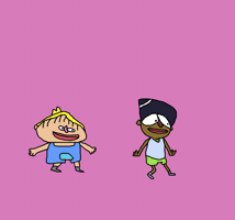 Friends Run GIF by TRIPLEBUMMER