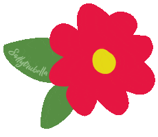 Flower Hawaii Sticker by Sally Trubella Travels