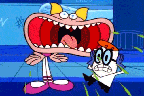 Yelling Dexters Laboratory GIF - Find & Share on GIPHY